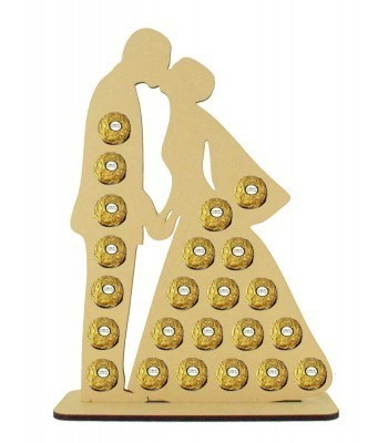 6mm Bride & Groom Ferrero Rocher Confectionery Holder 
